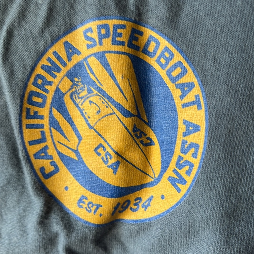 California Speedboat Assn Est. 1934 Shirt Sleeved Tee